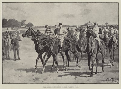 The Derby, Going Down to the Starting Post by William Barnes Wollen